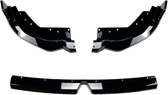 BMW G20 LCI Front Lip – Gloss Black / Carbon Look - German Auto B