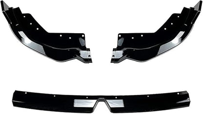 BMW G20 LCI Front Lip – Gloss Black / Carbon Look - German Auto B